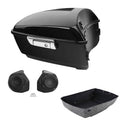 King Trunk & 6.5" Speaker Pods Fit For Harley Touring Street Road Glide 14-26 25