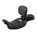 Driver Passenger Seats Rider Backrest Pad Fit For Harley Cvo Street Glide 09-23