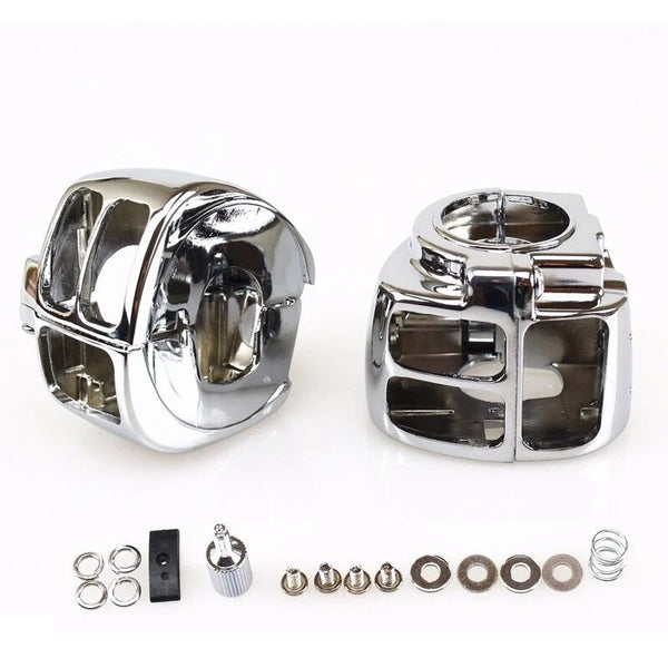 Fit for 2009-2013 Harley Dyna Softail V-Rod Touring Chrome Switch Housing Cover