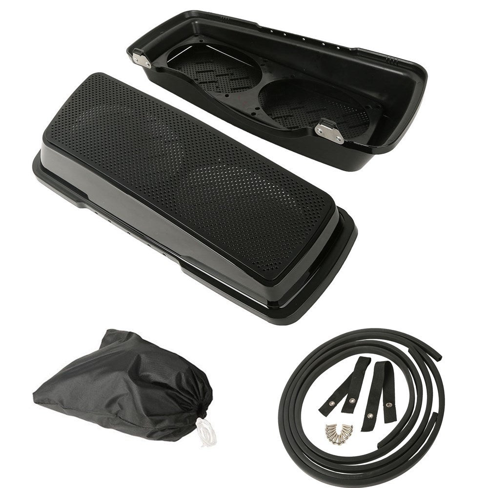 Saddlebag Dual 6x9 Speaker Lids Fit For 93-13 Harley Davidson Touring Flhr 93-13