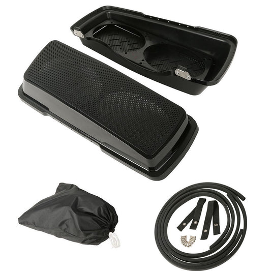 Saddlebag Dual 6x9 Speaker Lids Fit For 93-13 Harley Davidson Touring Flhr 93-13
