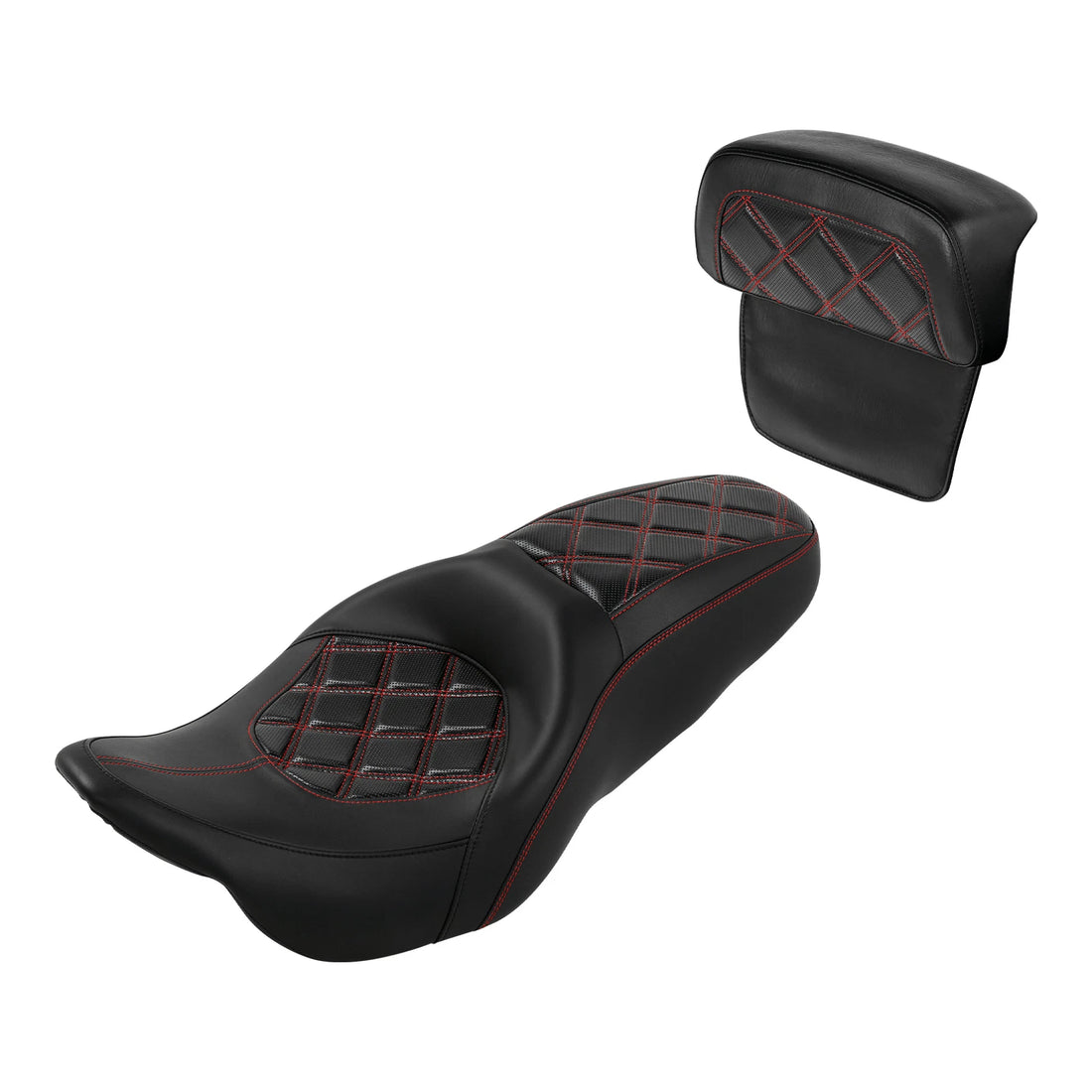 Driver Passenger Seat Backrest Fit For Harley Street Electra Glide Flht 2014-23