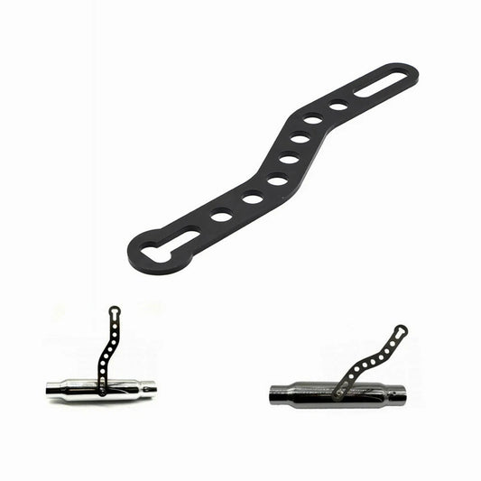 Motorcycle Black Retro Exhaust Hanger Bracket Exhaust Muffler Pipe Fixing Tool