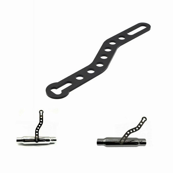 Motorcycle Black Retro Exhaust Hanger Bracket Exhaust Muffler Pipe Fixing Tool