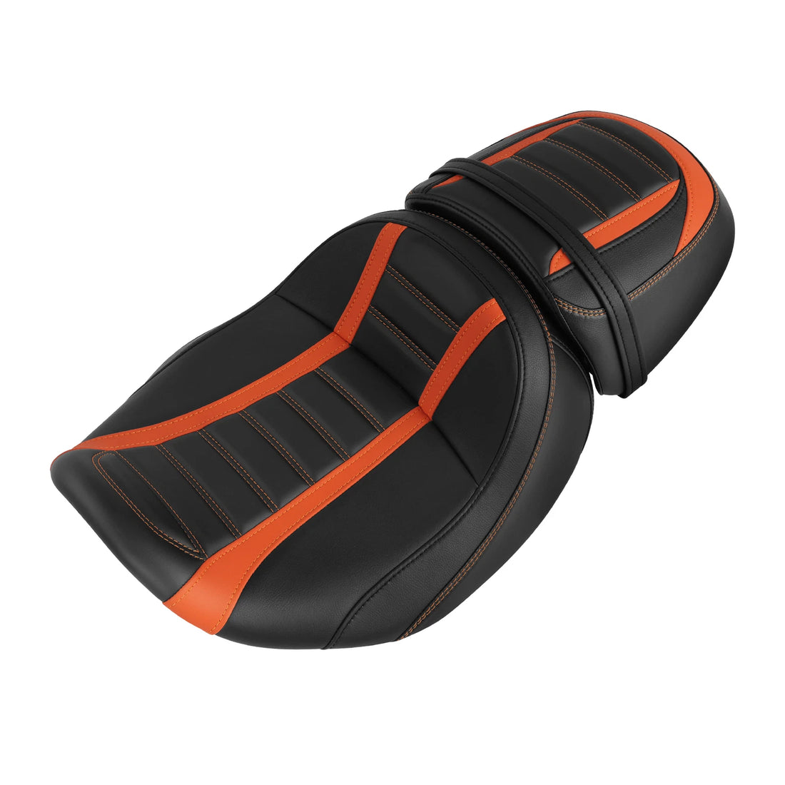 Black Orange Driver & Passenger Seats Fit For Harley Cvo Road Glide 2023-2025 24