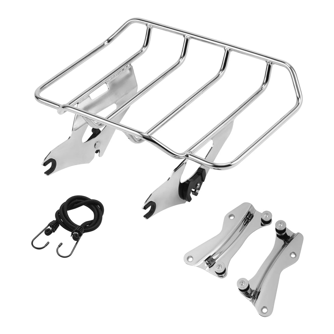 Chrome Luggage Rack & Docking Hardware Kit Fit For Harley Road Glide 2014-2025