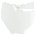 UFO Front Number Plate 2020 White For GASGAS MC 85 17/14 2022-2024