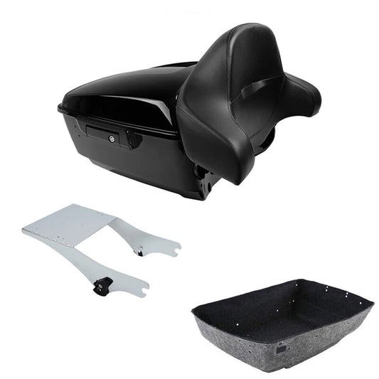 King Trunk Backrest Mount Fits For Harley Touring Road King Flhr 1997-2008