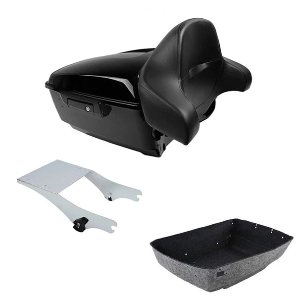 King Trunk Backrest Mount Fits For Harley Touring Road King Flhr 1997-2008