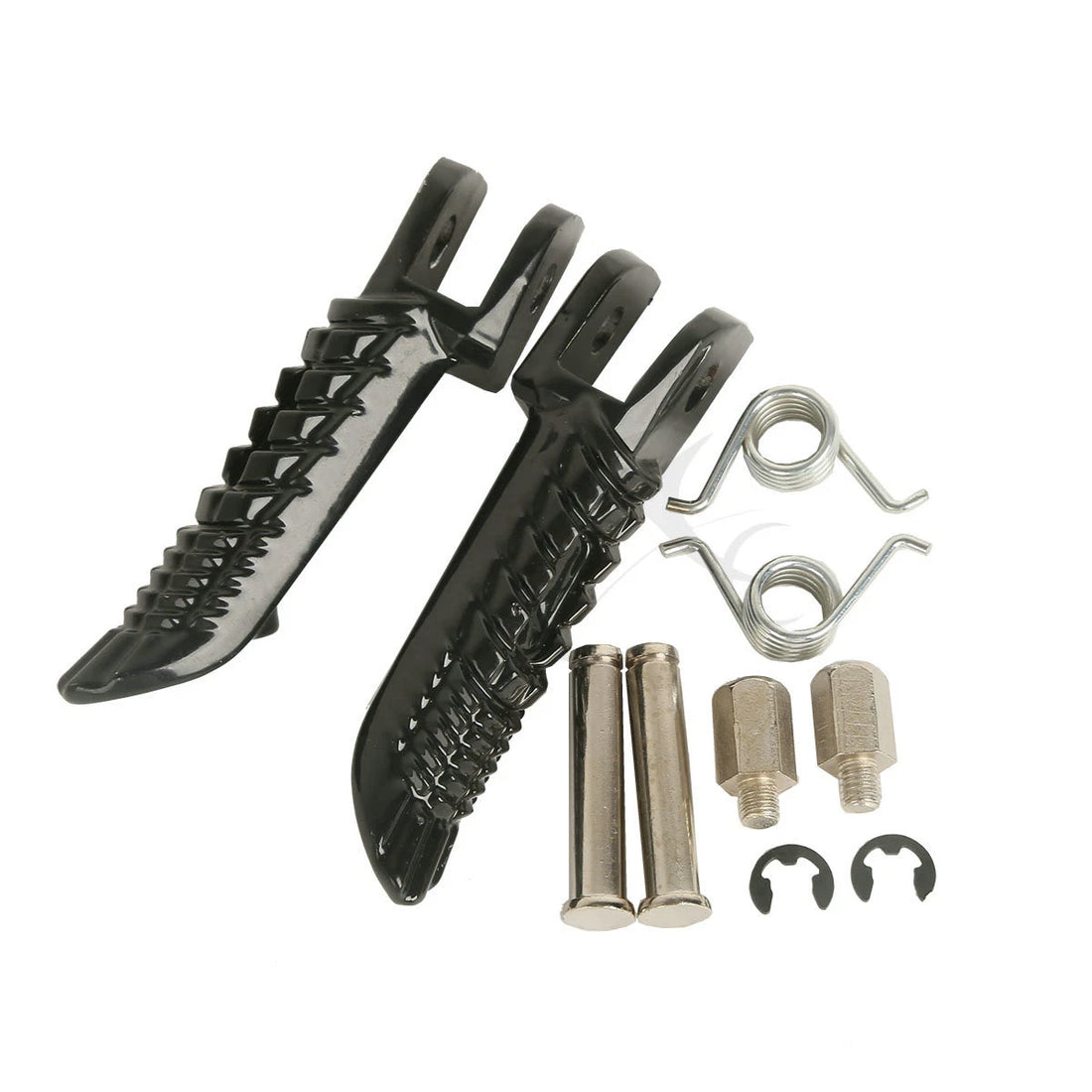 Black Front Footrests Foot Pegs Fit For Suzuki GSXR600 GSXR750 GSXR1000 01-2025