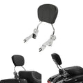 Adjustable Detachable Backrest Sissy Bar Fit For Harley Touring Road King 09-25