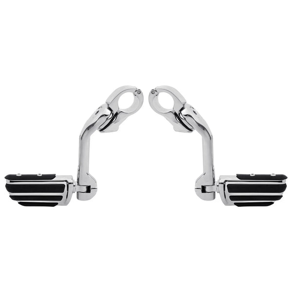 Adjustable Long Highway 1-1/4" Bars Foot Peg Fit For Harley Touring Street Glide