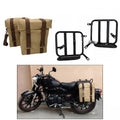 Fit For Royal Enfield Classic Reborn 350 "Military Pannier Sand Bag & Mounting"