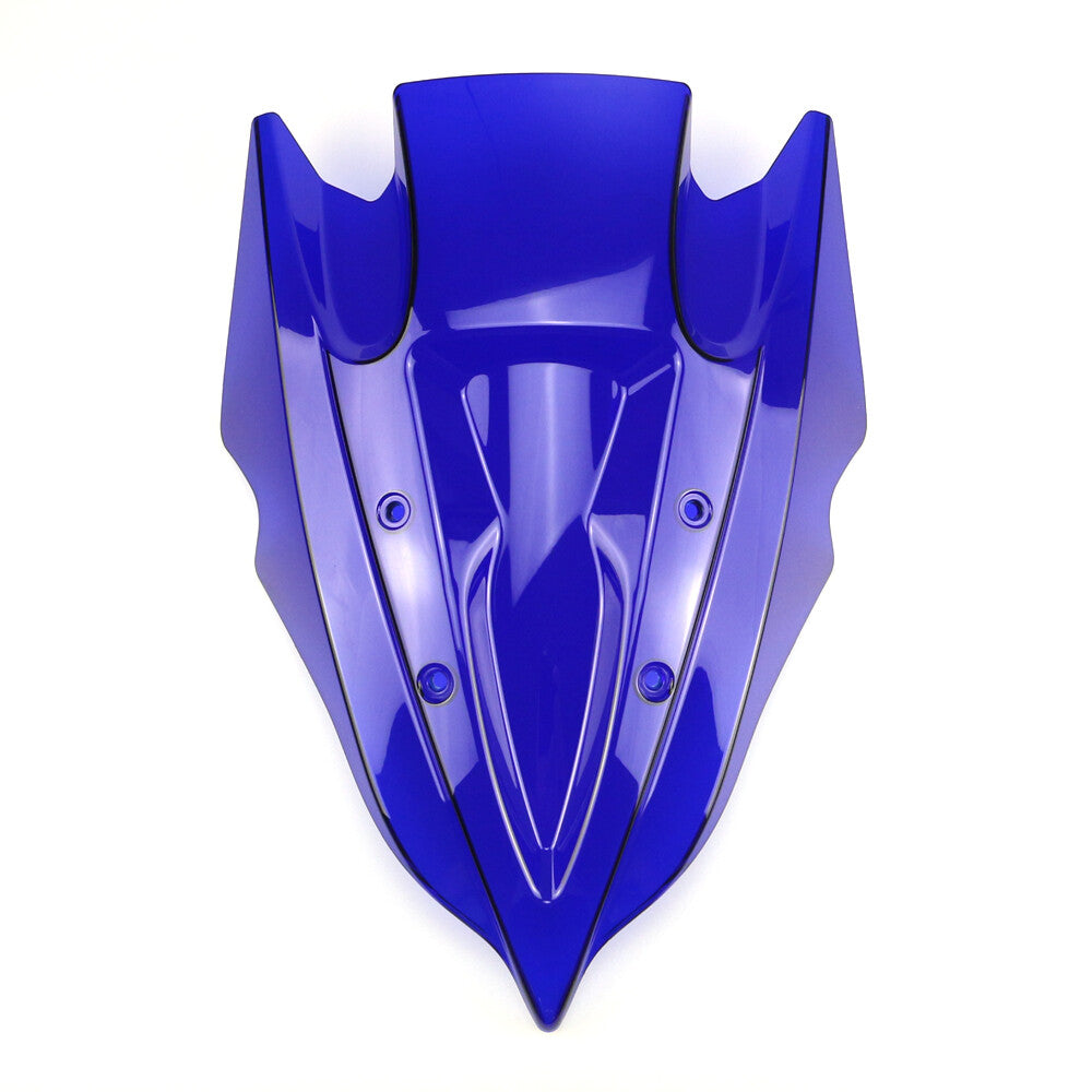 Motorcycle Windshield Windscreen For Kawasaki Z250 Z300 2013-2018 Blue