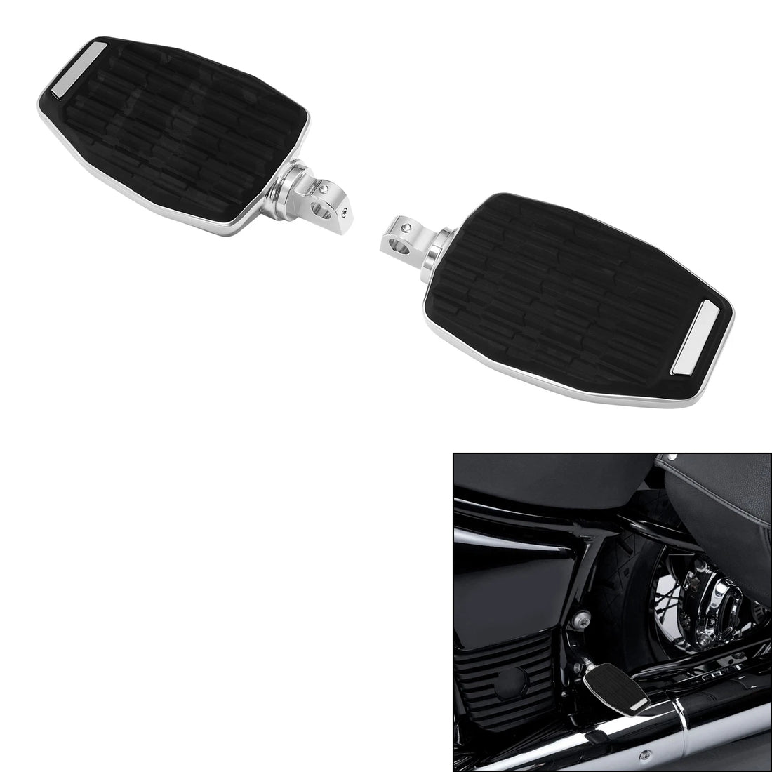Rear Passenger Footpegs Pegs Fit For BMW R18 2020-2025 R18 Classic 2021-2025