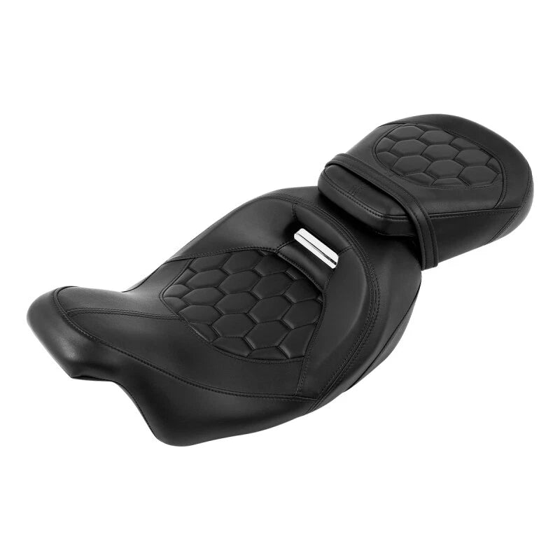 Black Driver & Passenger Seat Fit For Harley Cvo Street Electra Glide 2009-2023