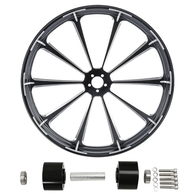 30" x 3.5" Front Wheel Rim Hub Dual Disc Fit For Harley Electra Glide 1997-2021