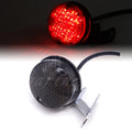 Chrome LED Vintage Tail Brake Rear Running Light Cafe Bobber Cruiser Chopper