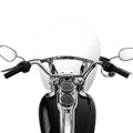 19'' Detachable Clear Windshield Windscreen Fit For Harley Low Rider 2018-2020
