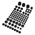 Black Bolt Toppers Caps Cover Kit For Harley Davidson Softail Twin Cam 1984-2006