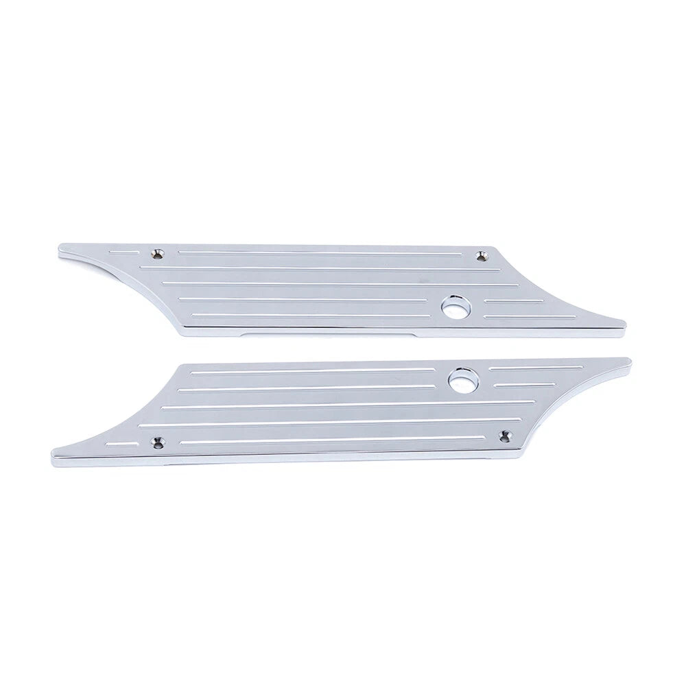 Chrome CNC Billet Saddlebag Latch Cover For Harley Touring Hard Bags 1993-2013