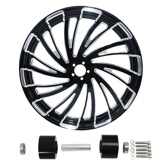 26" Front Wheel Rim Dual Disc Hub Fit For Harley Street Road Glide 97-21