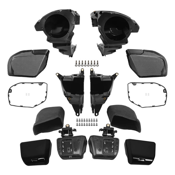 Inner Fairing Speaker Covers Grill Glove Box Fit For Harley Cvo Road Glide 23-26