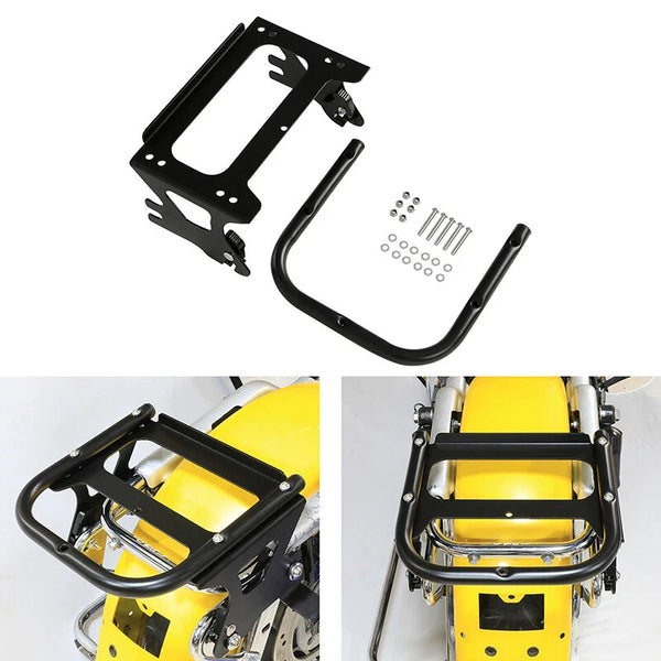 2-Up Mount Luggage Rack Fit For Harley Touring Electra Street Glide 97-08