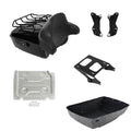 King Trunk Pad Mount Rack Plate Docking Fit For Harley Touring Fltrx 14-26 Black