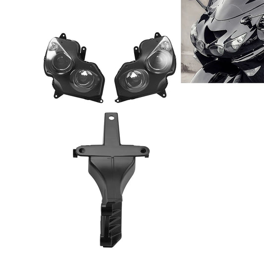 Front Headlight w/ Upper Stay Fairing Bracket Fit For Kawasaki Ninja ZX14R 06-11