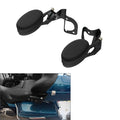 Black Passenger Armrests Adjustable Fit For Harley Touring Street Glide 14-25 23