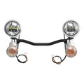 Passing Turn Signals Driving Fog Spot Light Bar Fit For Harley Touring 1994-2013