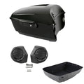King Trunk 6.5" Speakers Pods Fit For Harley Touring Street Road Glide 2014-2026
