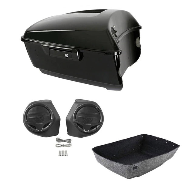 King Trunk 6.5" Speakers Pods Fit For Harley Touring Street Road Glide 2014-2026