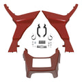 Side Fairing Chin Spoiler Cover Fit For Harley Road Glide Fltrx 17-24 Wicked Red