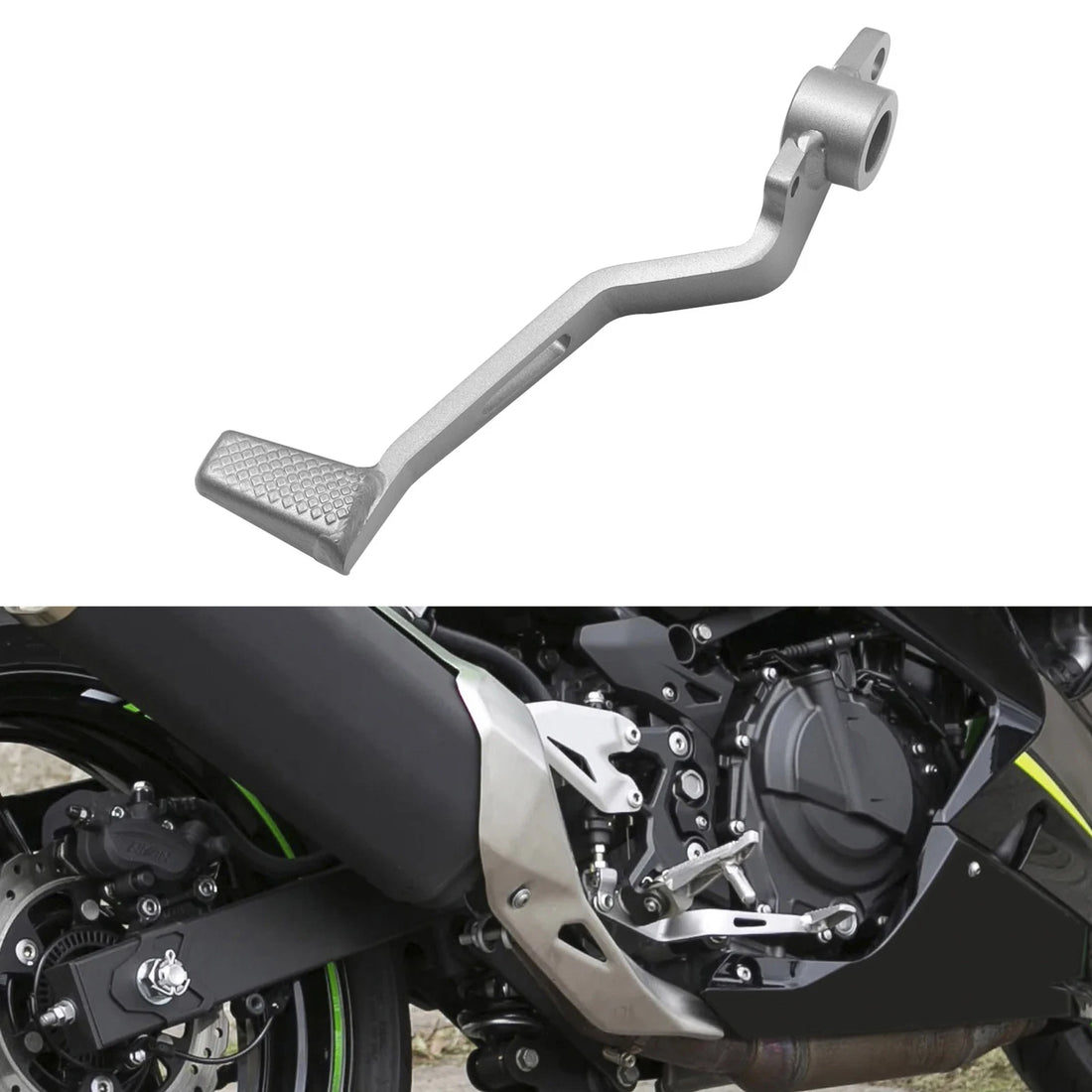 Brake Pedal Foot Lever Fit For Kawasaki Ninja 400 2018-2024 Z400 19-24 Z500