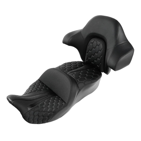 Driver Passenger Seat King Backrest Fit For Harley Cvo Street Glide 2014-2023 22