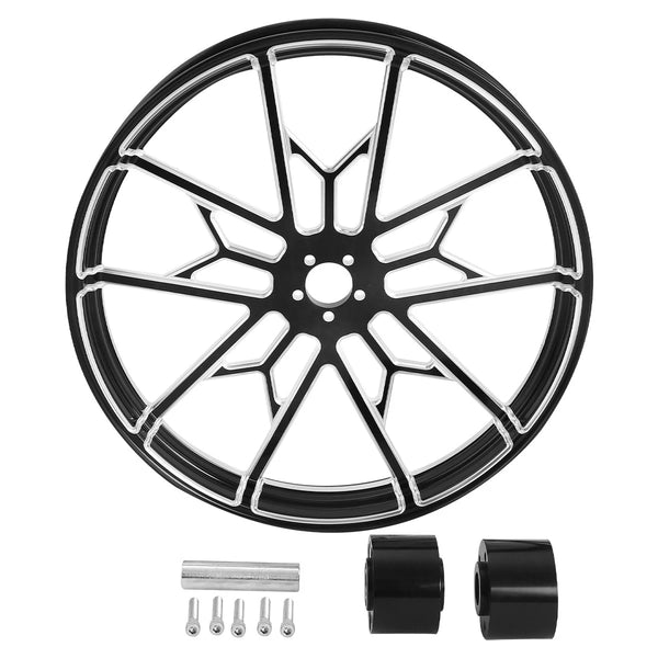23'' Front Wheel Rim & Dual Disc Hub Fit For Harley Street Glide ABS 1997-2021