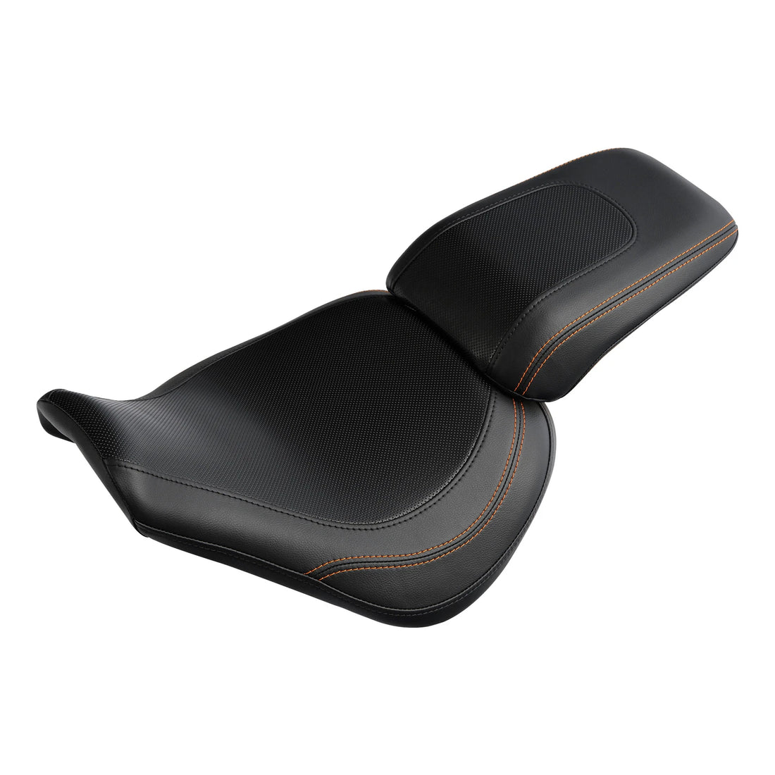 Black Driver Passenger Seat Cushion Fit For Harley Fat Boy Flfb Flfbs 2018-2025