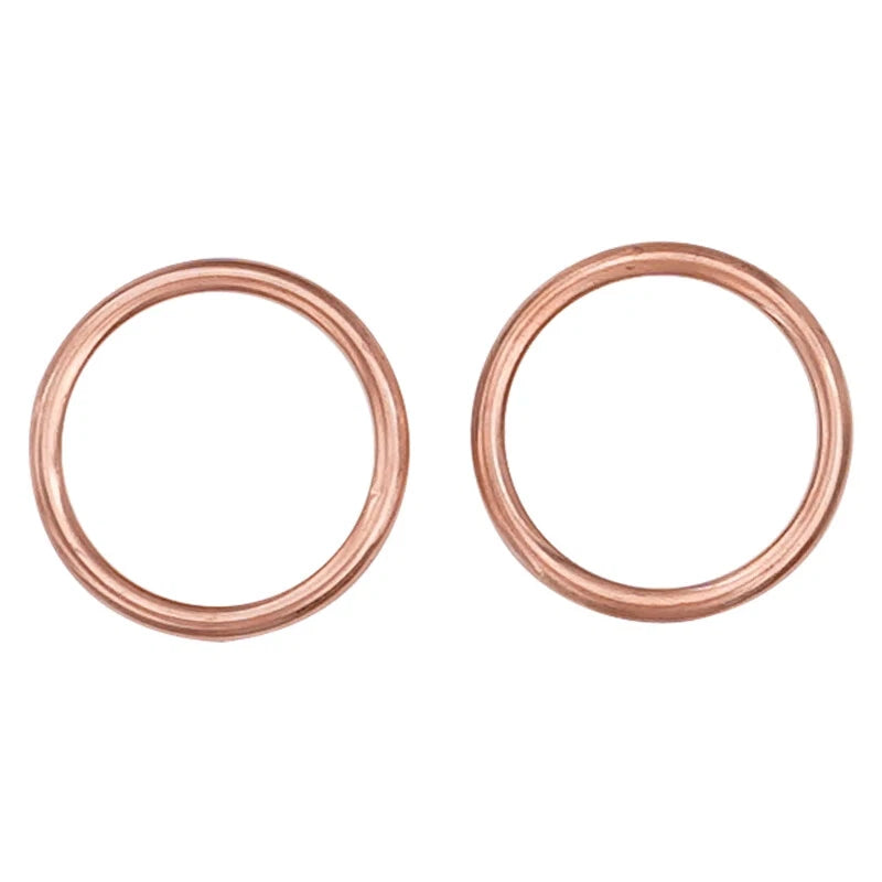 2PCMotorcycle Exhaust Pipe Gasket For Kawasaki Ninja 250 EX250ZZR250 KZ200 KD100
