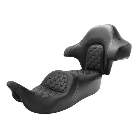 Driver Passenger Seat Around Backrest Fit For Harley Street Road Glide 2014-2023