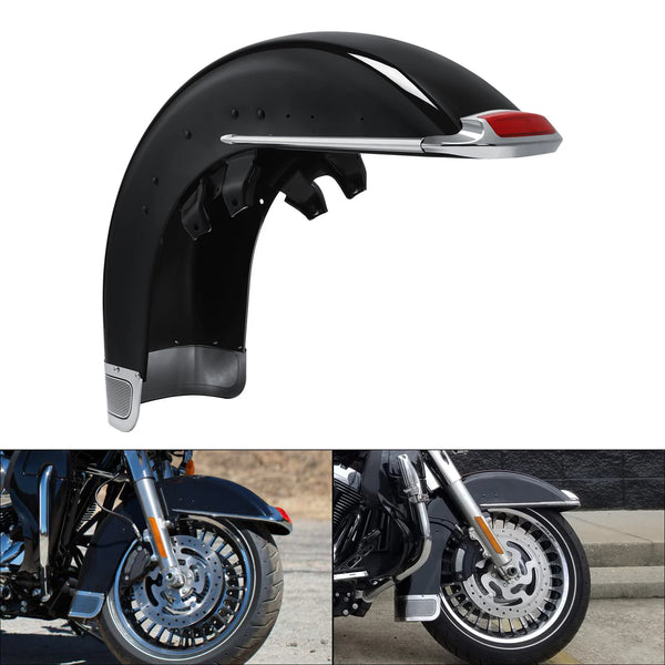 Black Front Fender Fit For Harley Road King Electra Glide 1989-2013