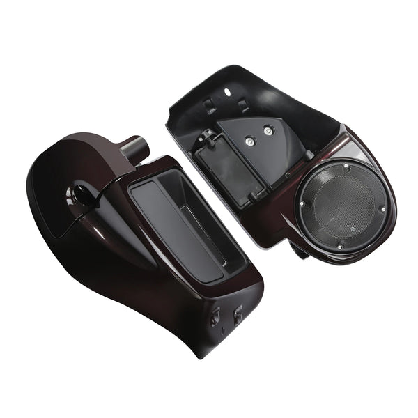 Lower Vented Fairings Fit For Harley Cvo Street Glide 2014-2024 19 Black Forest