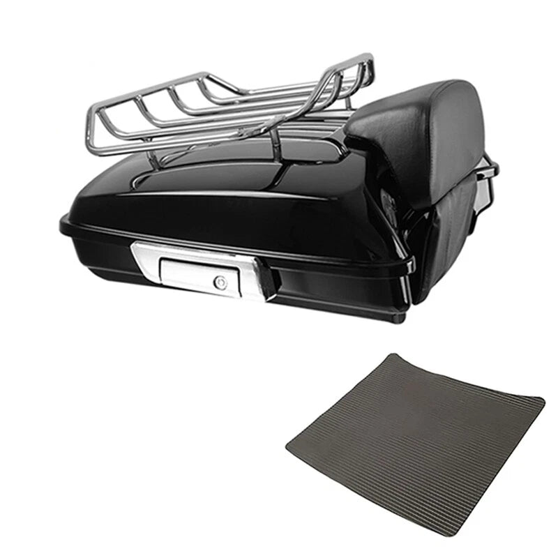Razor Trunk Backrest Luggage Rack Fit For Harley Touring Electra Glide 2009-13