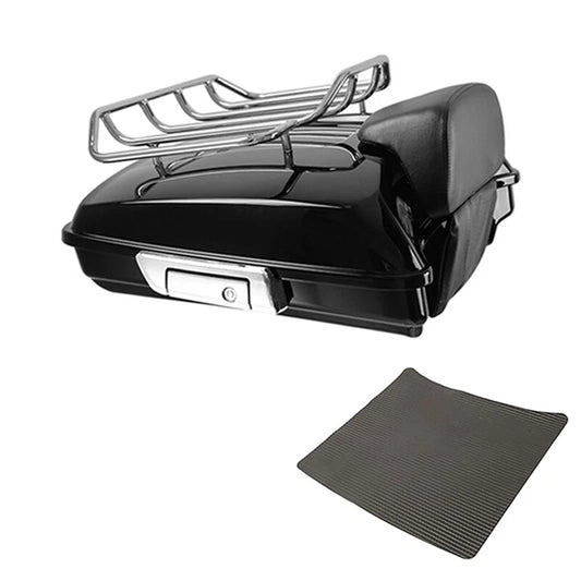 Razor Trunk Backrest Luggage Rack Fit For Harley Touring Electra Glide 2009-13