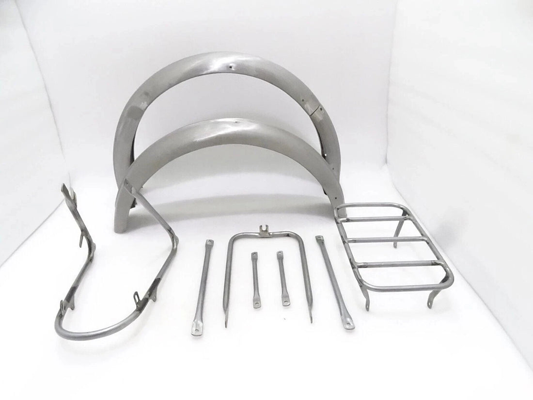for Norton 16H Front And Rear Mudguard Set With Complete Stay Kit