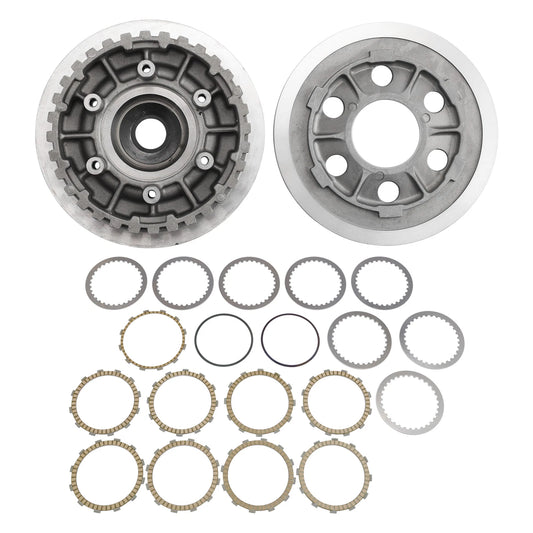 Clutch Pressure Plate Friction Clutch Plates Kit Fit For Harley Touring 04-2010