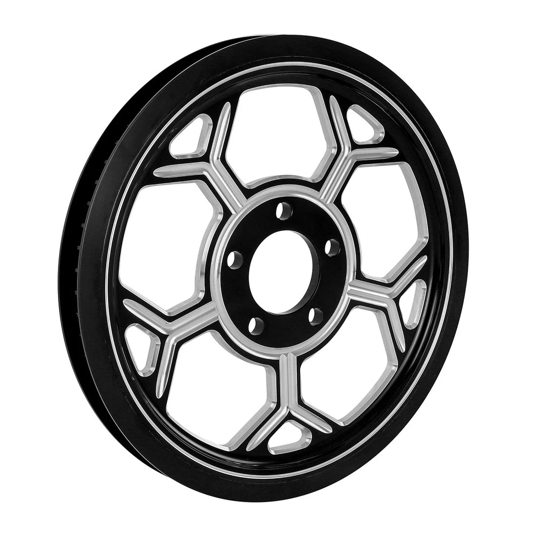 Rear Wheel Belt Pulley Sprocket Fit For Harley Road Electra Glide Flht 1997-2008