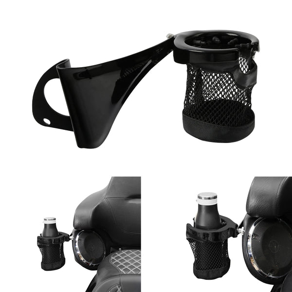 Drink Cup Holder Passenger Fit For Harley Cvo Road Glide Ultra Fltruse 2015-2023