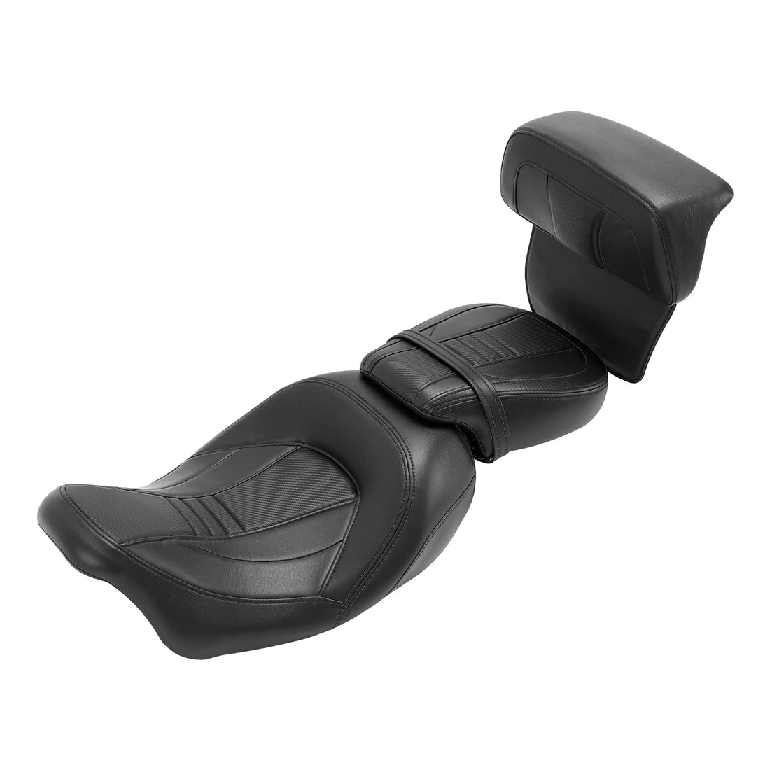 Driver & Passenger Seats Backrest Pad Fit For Harley Cvo Road Glide 2014-2023